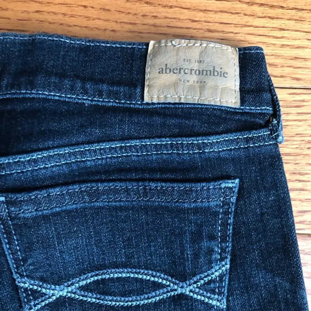 Abercrombie & Fitch Dark Blue Denim Bootie Casual Short Shorts Girls' Size 16